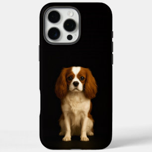 Black 4 Luxe iPhone 16 Pro Max, Cavalier Spaniel iPhone 16 Pro Max Case