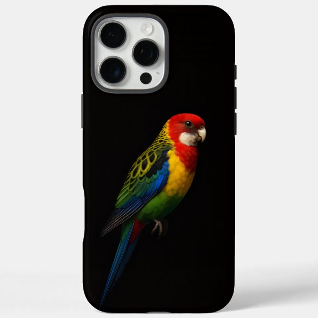 Black 4 Luxe iPhone 16 Pro Max , Eastern Rosella Case-Mate iPhone Case (Back)