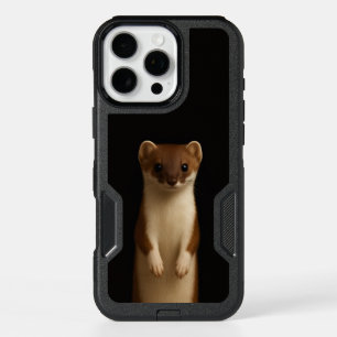 Black 4 Luxe iPhone 16 Pro Max, Elegant Weasel Max Case