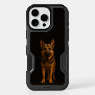 Black 4 Luxe iPhone 16 Pro Max, German Shepherd Max Case