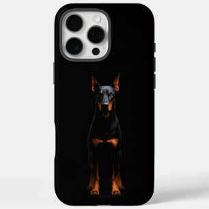 Black 4 Luxe iPhone 16 Pro Max, Guardian Doberman  Max Case