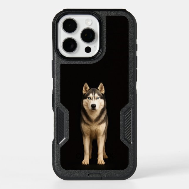 Black 4 Luxe iPhone 16 Pro Max, Icy Elite Husky (Back)
