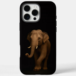 Black 4 Luxe iPhone 16 Pro Max, Indian Elephant Max Case