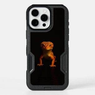 Black 4 Luxe iPhone 16 Pro Max, Leopard Gecko Max Case
