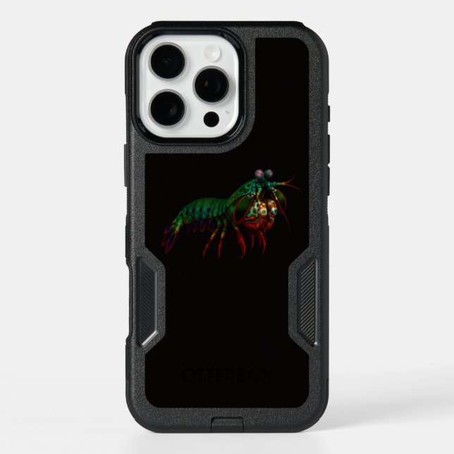 Black 4 Luxe iPhone 16 Pro Max, Mantis Shrimp Max Case (Back)