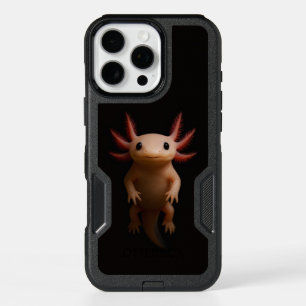 Black 4 Luxe iPhone 16 Pro Max, Mexican Axolotl Max Case