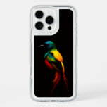 Black 4 Luxe iPhone 16 Pro Max, Rainbow Bird iPhone 16 Pro Max Case
