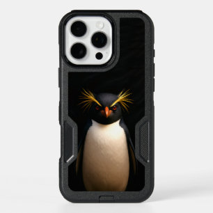 Black 4 Luxe iPhone 16 Pro Max, Rockhopper Penguin Max Case