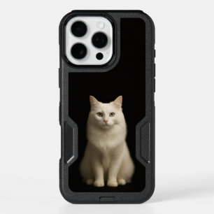 Black 4 Luxe iPhone 16 Pro Max, Turkish Angora Cat Max Case