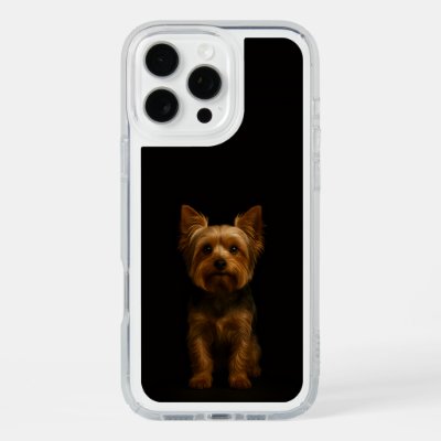 Black 4 Luxe iPhone 16 Pro Max, Yorkshire Terrier iPhone 16 Pro Max Case