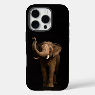 Black 4 Luxe iPhone 16 Pro, Mighty Elephant Pro Case