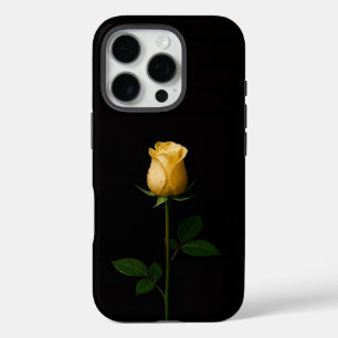 Black 4 Luxe iPhone 16 Pro, Sunlit Yellow Rose iPhone 16 Pro Case