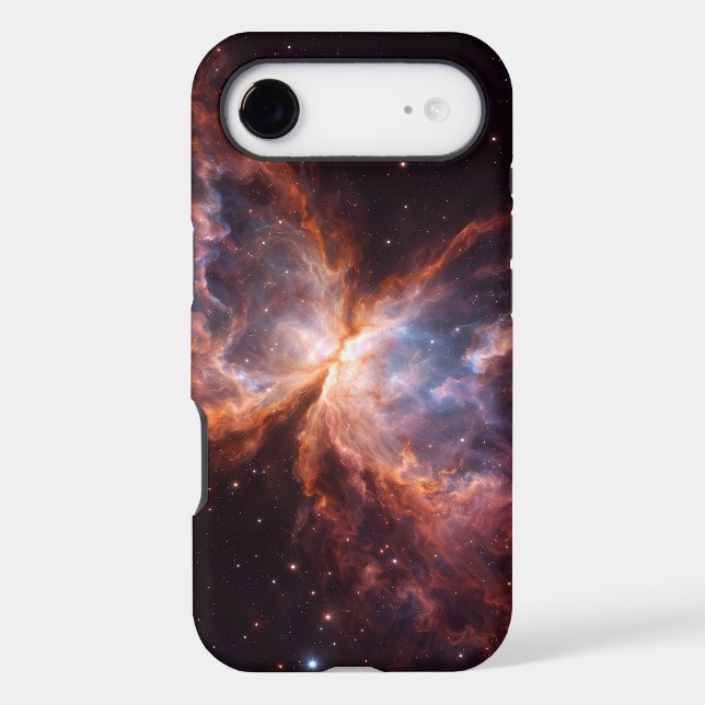 Black 4 Luxe iPhone 17 Air, Butterfly Nebula Case-Mate iPhone Case (Back)