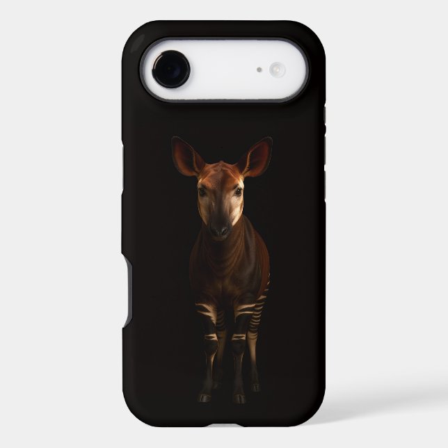 Black 4 Luxe iPhone 17 Air, Forest Okapi Case-Mate iPhone Case (Back)