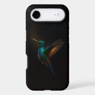 Black 4 Luxe iPhone 17 Air, Hummingbird in flight Air Case