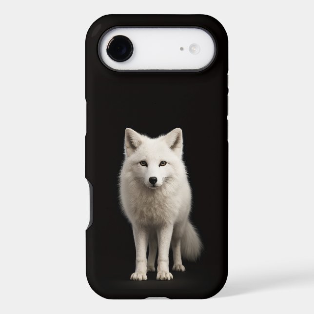 Black 4 Luxe iPhone 17 Air, Ivory Arctic Fox Case-Mate iPhone Case (Back)