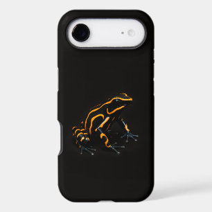 Black 4 Luxe iPhone 17 Air, Orange Black Frog Air Case
