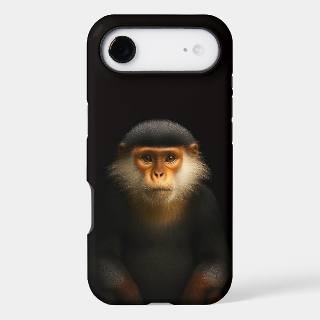 Black 4 Luxe iPhone 17 Air Red Douc Langur Case-Mate iPhone Case (Back)