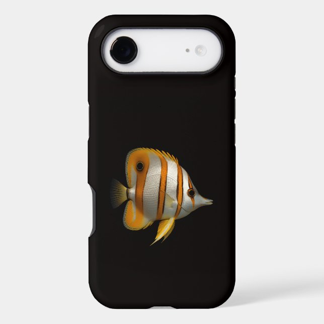 Black 4 Luxe iPhone 17 Air Reef Butterflyfish Case-Mate iPhone Case (Back)