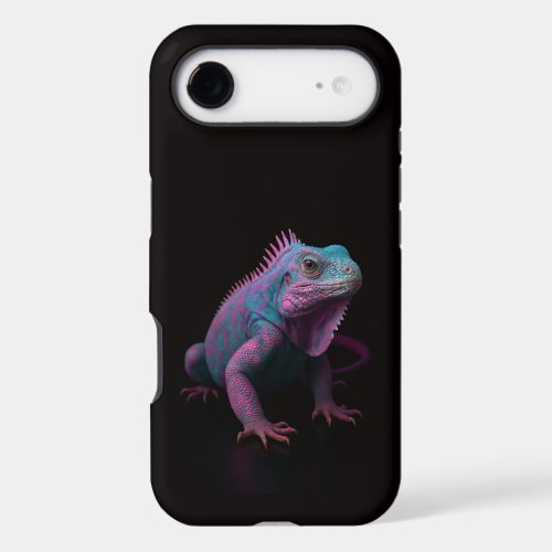 Black 4 Luxe iPhone 17 Air Tropical Iguana Case