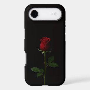 Black 4 Luxe iPhone 17 Air, Velvet Red Rose Air Case