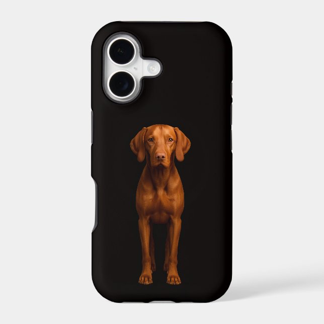 Black 4 Luxe iPhone 17 Mate, Agile Vizsla Dog Case-Mate iPhone Case (Back)