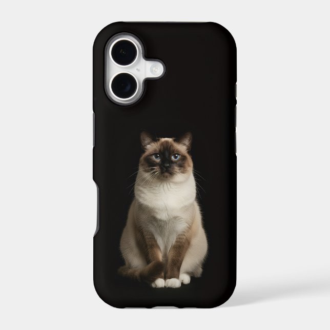 Black 4 Luxe iPhone 17 Mate, Birmanese Cat Case-Mate iPhone Case (Back)