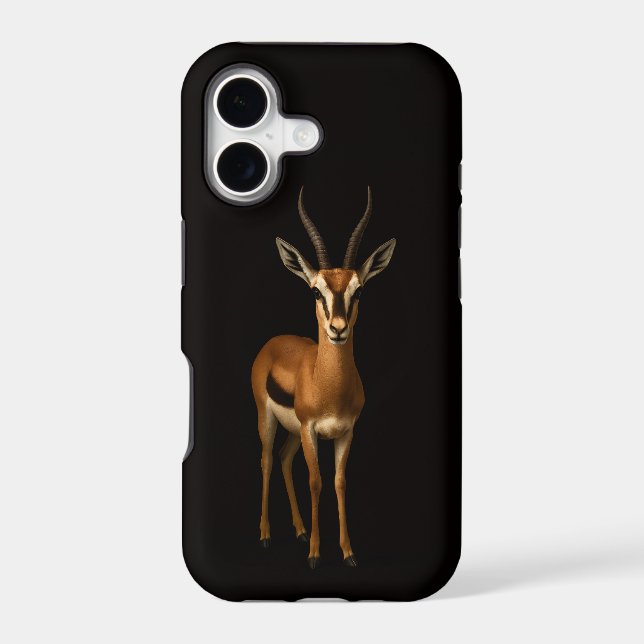 Black 4 Luxe iPhone 17 Mate, Elegant Gazella Case-Mate iPhone Case (Back)