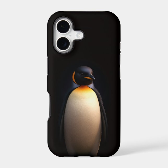 Black 4 Luxe iPhone 17 Mate, Emperor Penguin Case-Mate iPhone Case (Back)