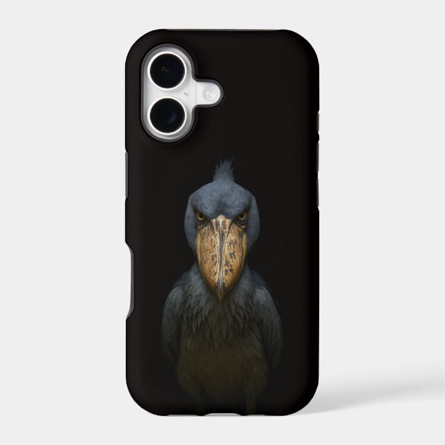 Black 4 Luxe iPhone 17 Mate Exotic Shoebill Bird Case-Mate iPhone Case (Back)