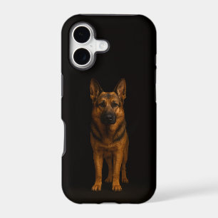 Black 4 Luxe iPhone 17 Mate, German Shepherd Dog iPhone 17 Case