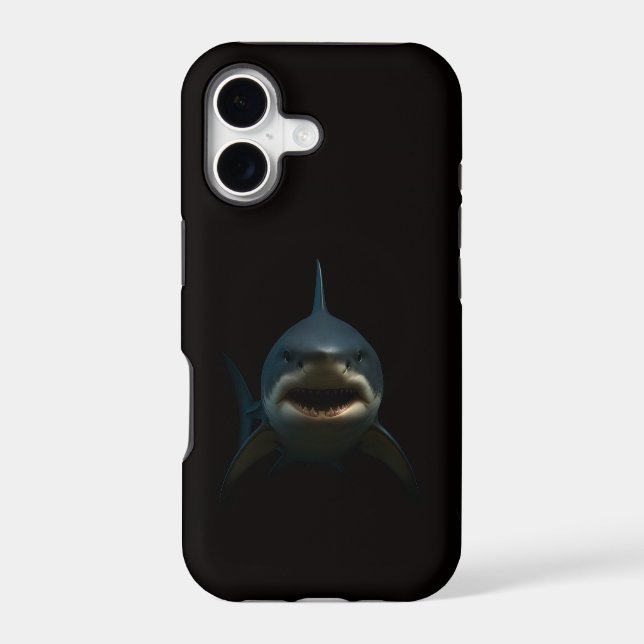 Black 4 Luxe iPhone 17 Mate, Great White Shark Case-Mate iPhone Case (Back)