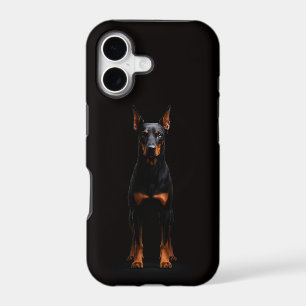 Black 4 Luxe iPhone 17 Mate, Guardian Doberman Case