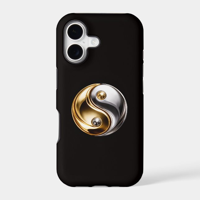 Black 4 Luxe iPhone 17 Mate, Harmony Yin Yang Case-Mate iPhone Case (Back)