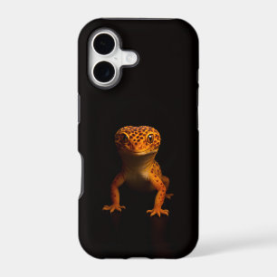 Black 4 Luxe iPhone 17 Mate, Leopard Gecko Lizard Case