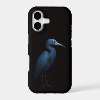 Black 4 Luxe iPhone 17 Mate Little Blue Heron Case