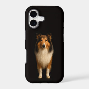 Black 4 Luxe iPhone 17 Mate, Loyal Collie Dog Case