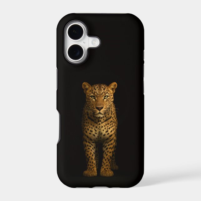 Black 4 Luxe iPhone 17 Mate, Majestic Leopard Case-Mate iPhone Case (Back)