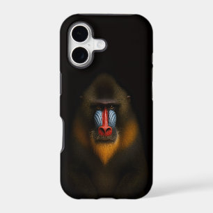 Black 4 Luxe iPhone 17 Mate Mandrill Monkey Case