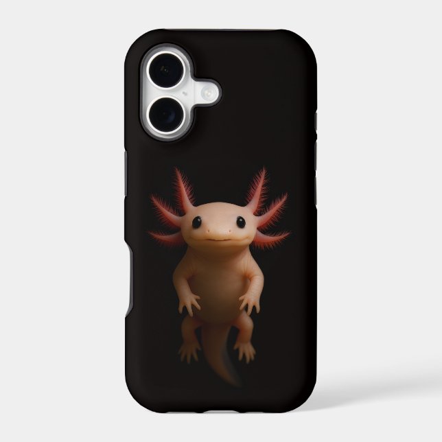 Black 4 Luxe iPhone 17 Mate Mexican Axolotl Case-Mate iPhone Case (Back)