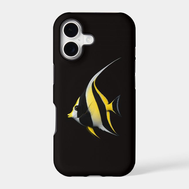 Black 4 Luxe iPhone 17 Mate, Moorish Idol Case-Mate iPhone Case (Back)