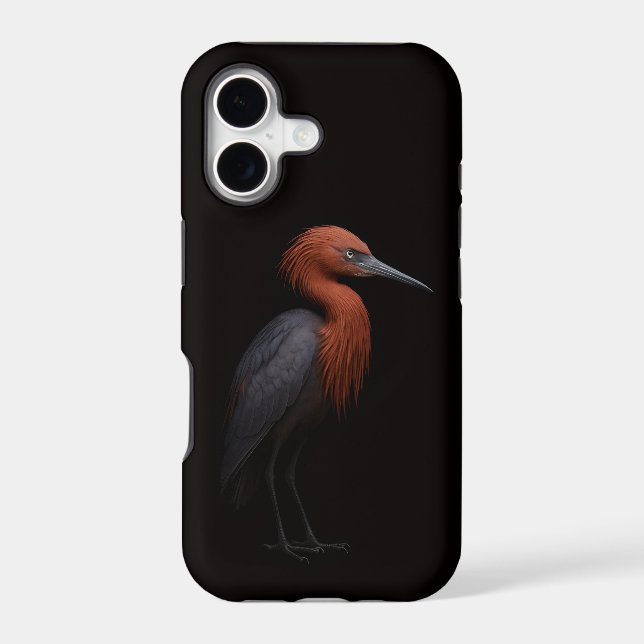 Black 4 Luxe iPhone 17 Mate, Reddish Egret Case-Mate iPhone Case (Back)