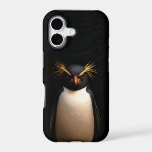 Black 4 Luxe iPhone 17 Mate, Rockhopper Penguin Case