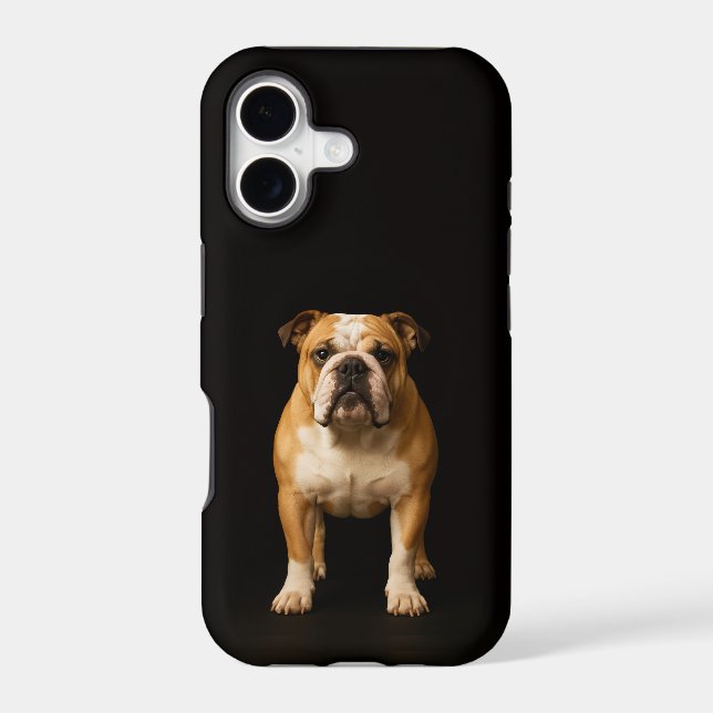 Black 4 Luxe iPhone 17 Mate, Stamina Bulldog Case-Mate iPhone Case (Back)