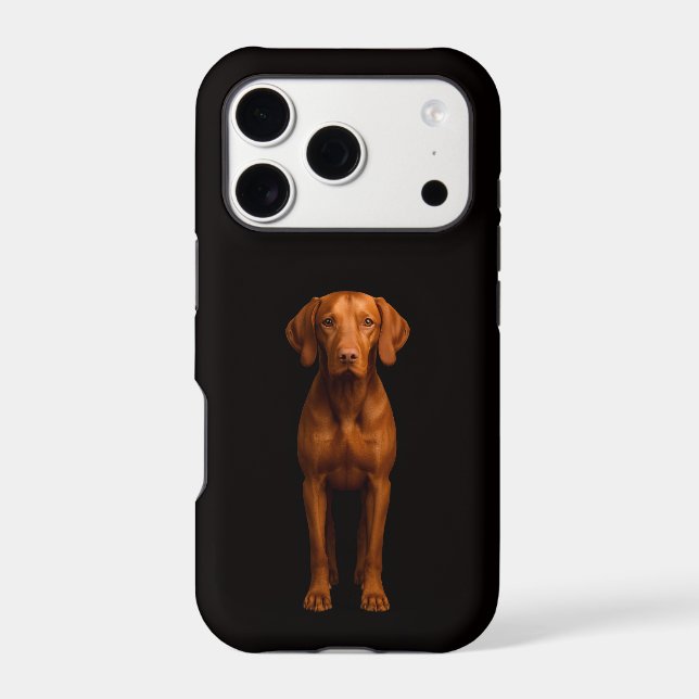 Black 4 Luxe iPhone 17 Pro, Agile Vizsla Dog Case-Mate iPhone Case (Back)