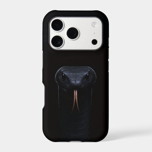 Black 4 Luxe iPhone 17 Pro, Black Mamba Case-Mate iPhone Case (Back)