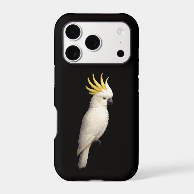 Black 4 Luxe iPhone 17 Pro, Crested Cockatoo  Case-Mate iPhone Case (Back)
