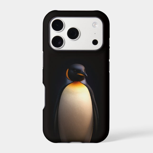 Black 4 Luxe iPhone 17 Pro, Emperor Penguin Case-Mate iPhone Case (Back)