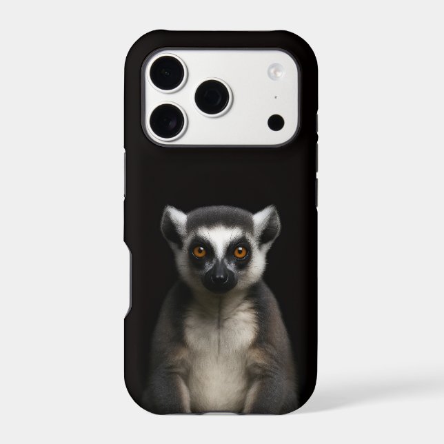 Black 4 Luxe iPhone 17 Pro, Gentle Lemur Case-Mate iPhone Case (Back)