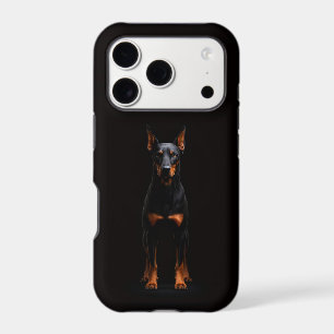 Black 4 Luxe iPhone 17 Pro, Guardian Doberman iPhone 17 Pro Case